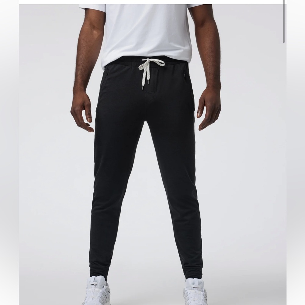 Vuori Ponto Performance Joggers Men’s Medium Black Heather Athletic